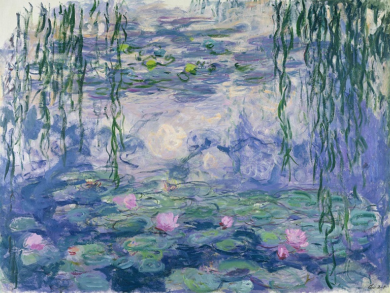 Water Lilies, Purple